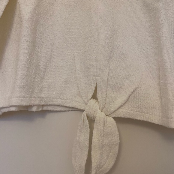 Madewell textured tie in front, size Large - Picture 4 of 6